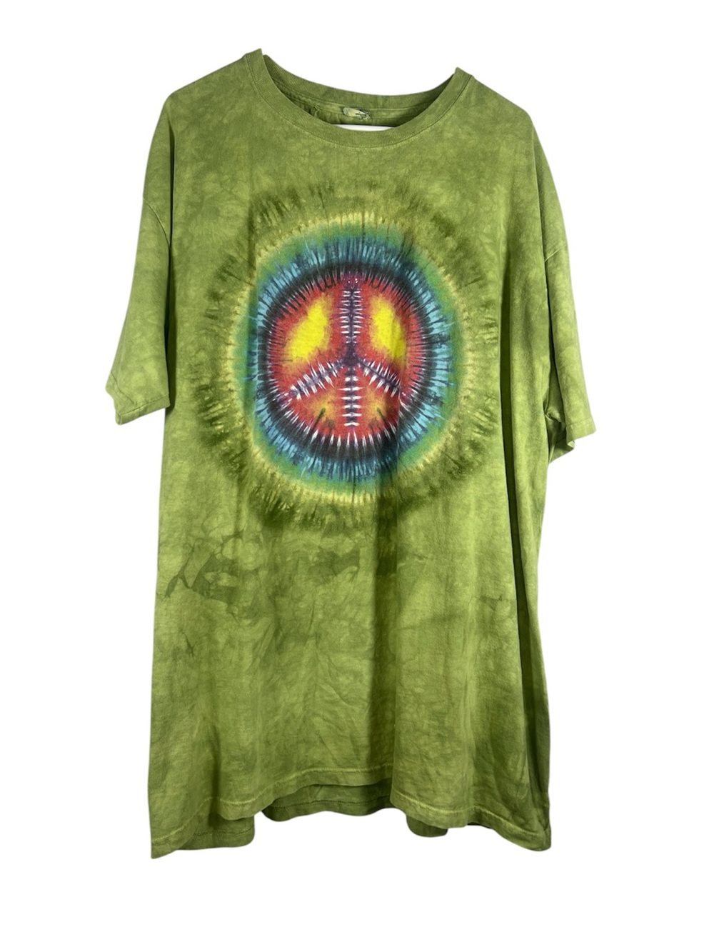 Quail Hollow Peace Sign Tie Dye T-Shirt 2XL